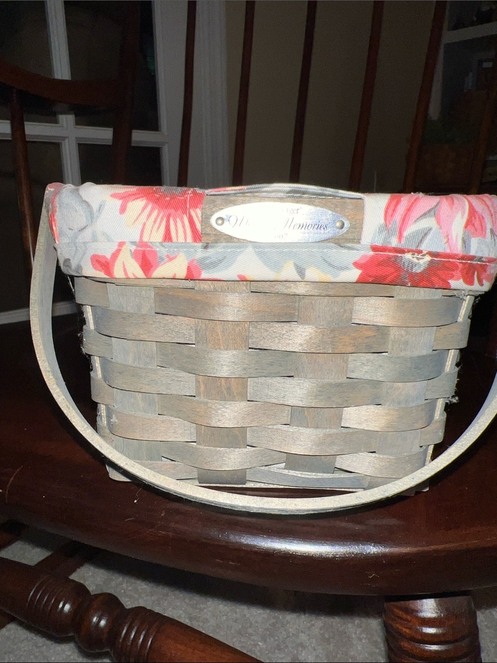 Longaberger 2007 woven Memories Basket - SFH
